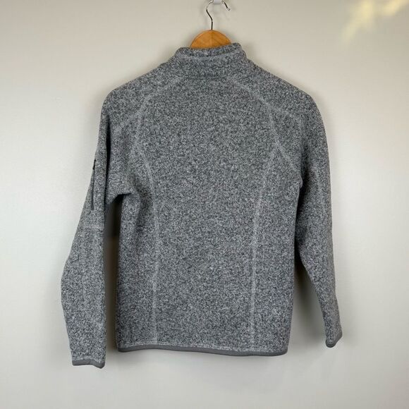 PATAGONIA Girls' Better Sweater 1/4 Zip Pullover Size XL Birch White Style 65695 - Picture 6 of 7